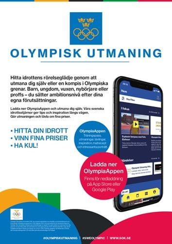 Olympisk utmaning - utmana dig själv eller en kompis i olympiska grenar!